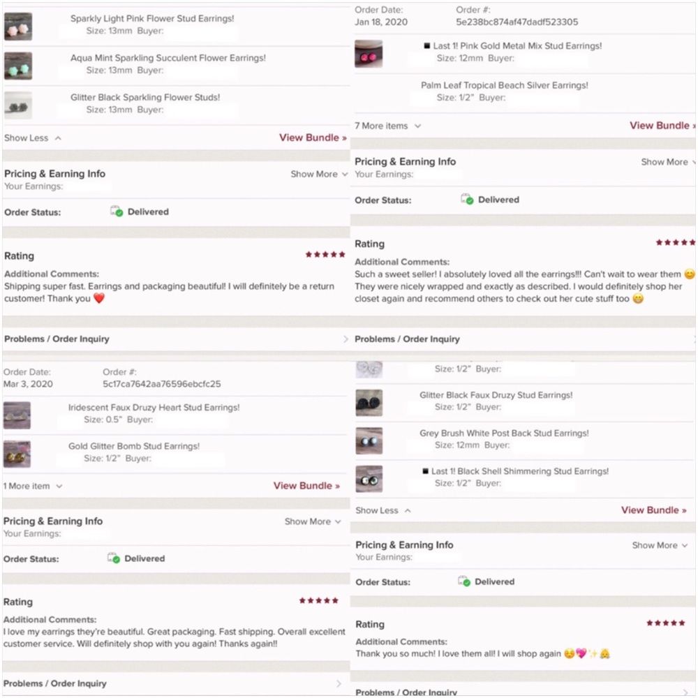 Silver Faux Druzy 8mm Post Back Stud Earrings! - Picture 15 of 16